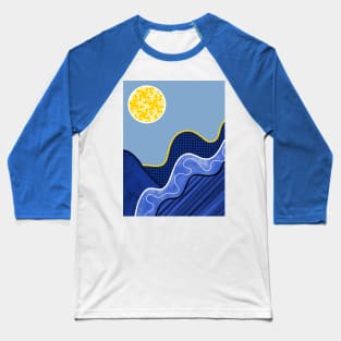 Blue Rolling Hills Baseball T-Shirt